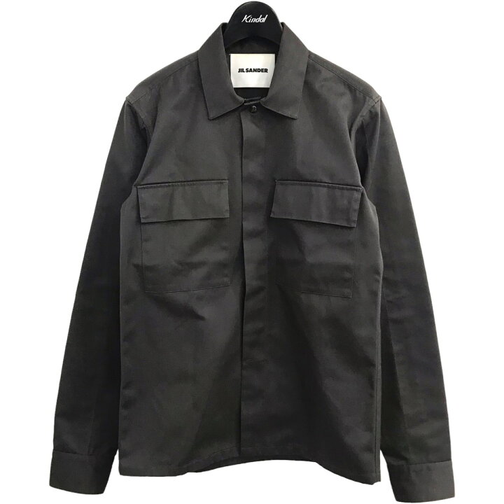 楽天市場】【中古】JIL SANDER ミリタリーシャツ グレー サイズ：38 