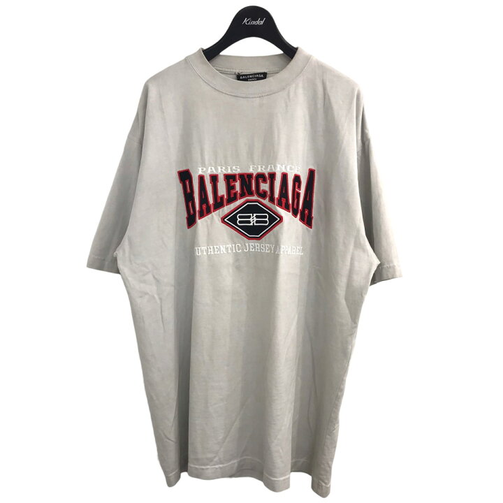 楽天市場】【中古】BALENCIAGA フロント刺繍オーバーサイズTシャツ  