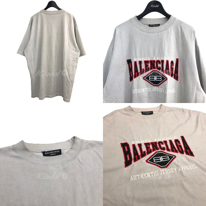 楽天市場】【中古】BALENCIAGA フロント刺繍オーバーサイズTシャツ 