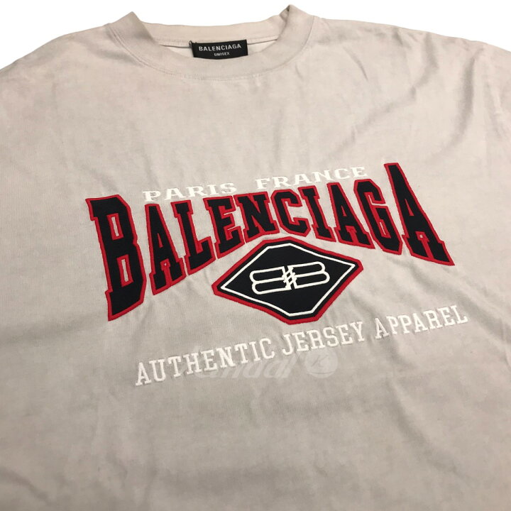 楽天市場】【中古】BALENCIAGA フロント刺繍オーバーサイズTシャツ 