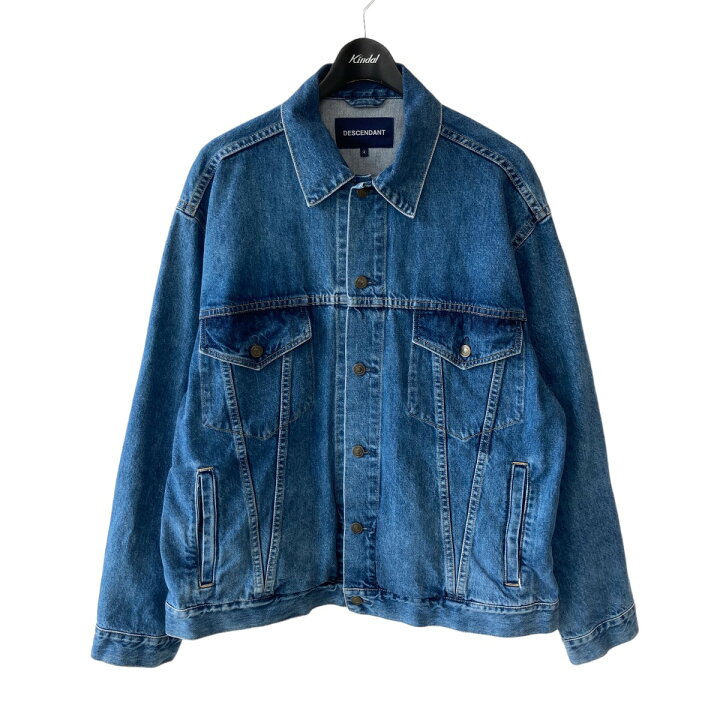楽天市場】【中古】DESCENDANT TEAR DENIM JACKET インディゴ サイズ  