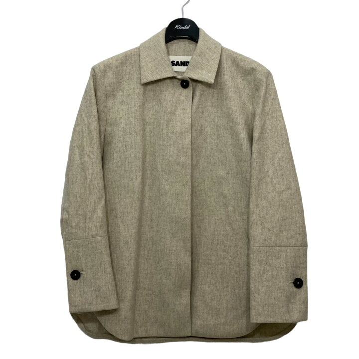 楽天市場】【中古】JIL SANDER+ 19AW ウールシャツジャケット ベージュ 