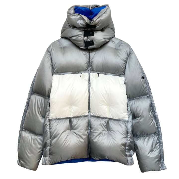 楽天市場】【中古】MONCLER ダウンジャケット グレー×ホワイト サイズ 