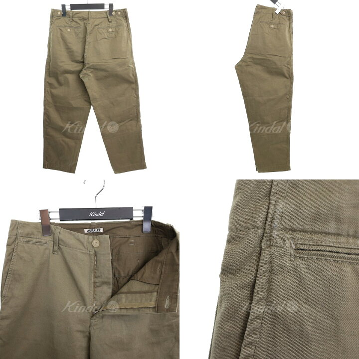 楽天市場】【中古】AURALEE ワイドパンツWASHED FINX BUGGY SATIN WIDE 