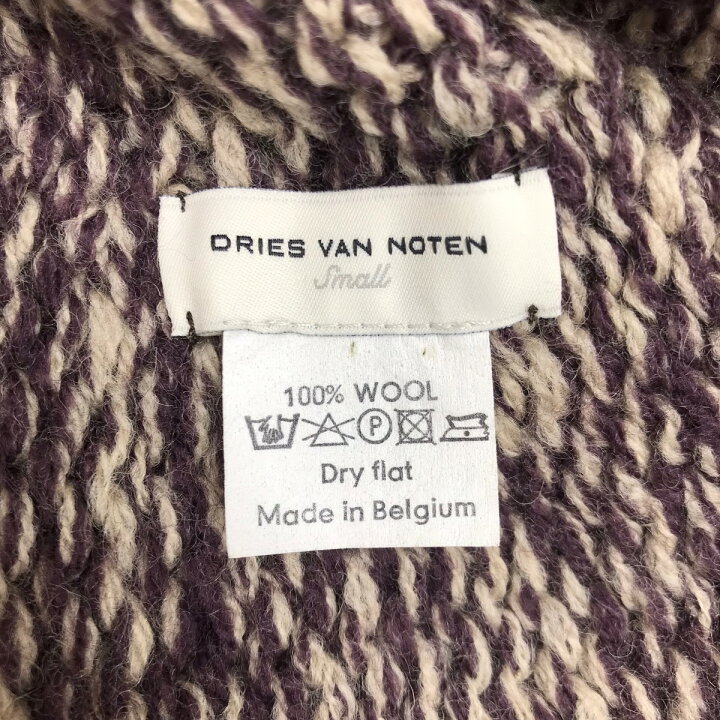 楽天市場】【中古】DRIES VAN NOTEN ニットカーディガン パープル 