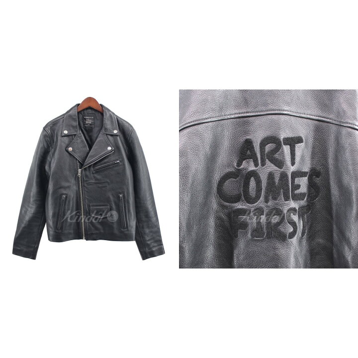 楽天市場】【中古】ART COMES FIRSTバックロゴ レザー ダブル 