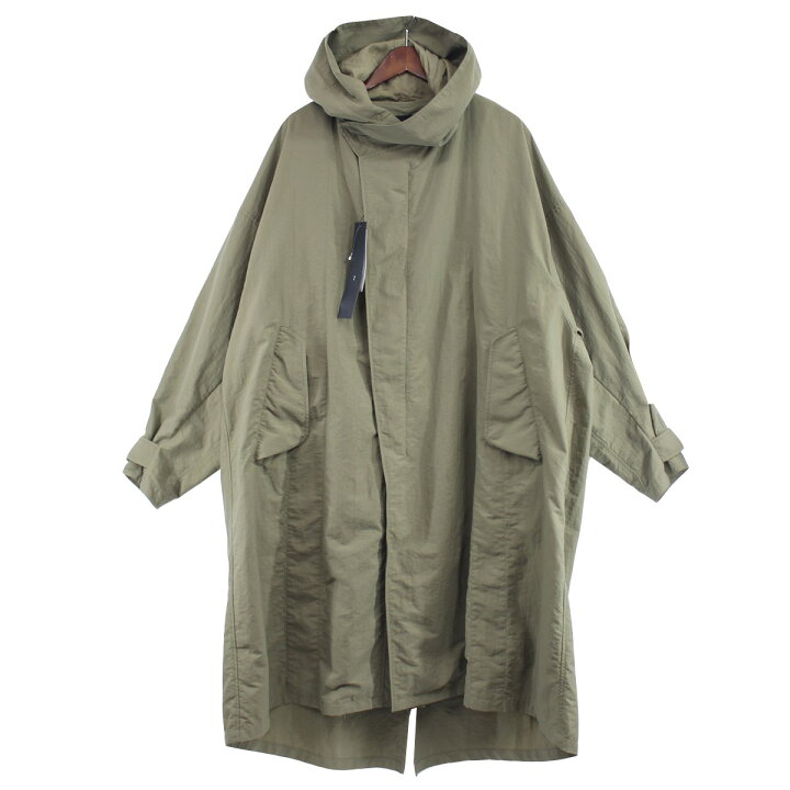 楽天市場】【中古】JULIUS20 PRE F／W ナイロン モッズコート カーキ 