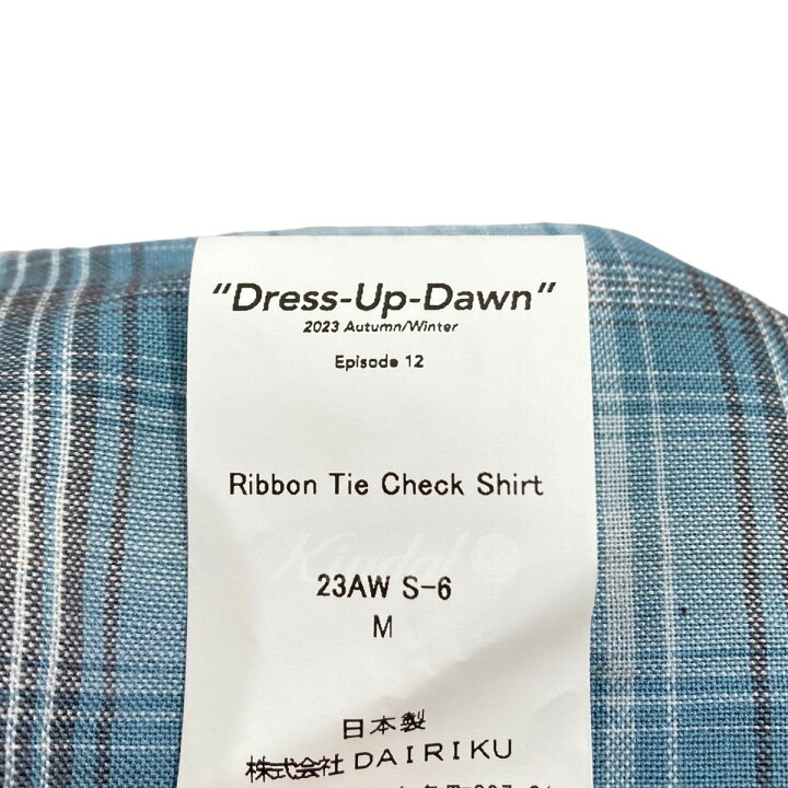 楽天市場】【中古】DAIRIKUオンブレチェックシャツ Ribbon Tie Check 
