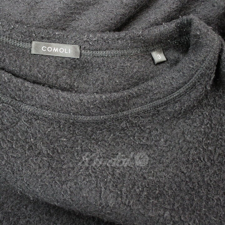 楽天市場】【中古】COMOLI 21AW シルクフリース 長袖クルー クルー 