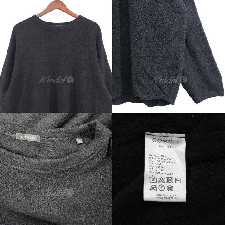 楽天市場】【中古】COMOLI 21AW シルクフリース 長袖クルー クルー 