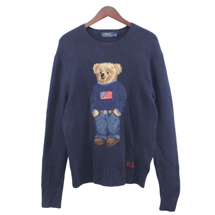楽天市場】【中古】POLO RALPH LAUREN POLO BEAR ポロ ベア ニット  