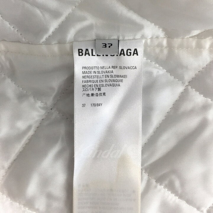 楽天市場】【中古】BALENCIAGAロゴ刺繍オーバーサイズ中綿入り 