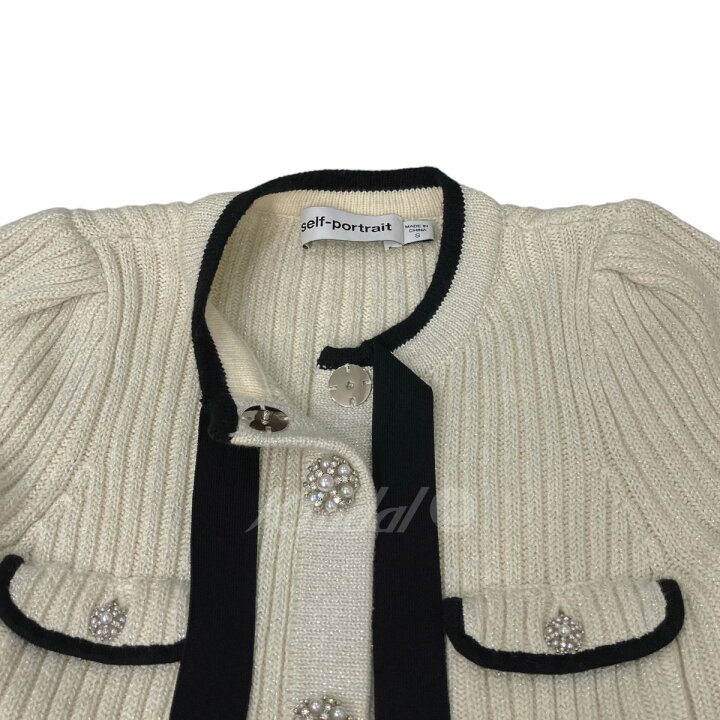 楽天市場】【中古】SELF PORTRAIT ニットワンピース ホワイト サイズ  