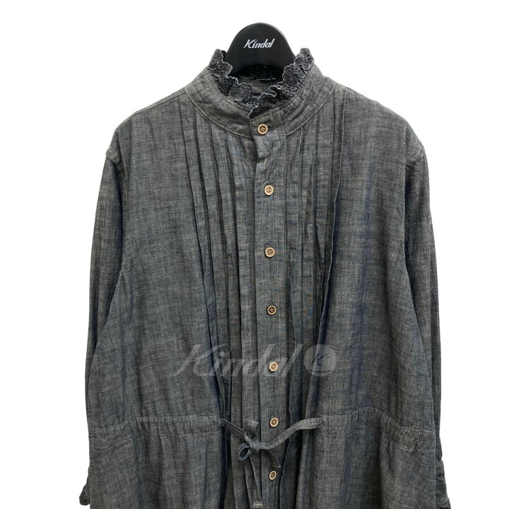 楽天市場】【中古】45R ダンガリーカットワークのフリルドレス  