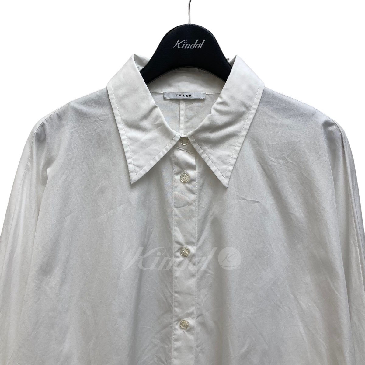 楽天市場】【中古】CELERI バルーンスリーブシャツ ホワイト サイズ