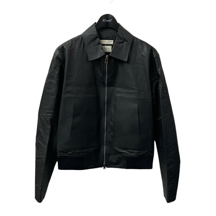 楽天市場】【中古】BOTTEGA VENETAレザージャケット ブラック サイズ  