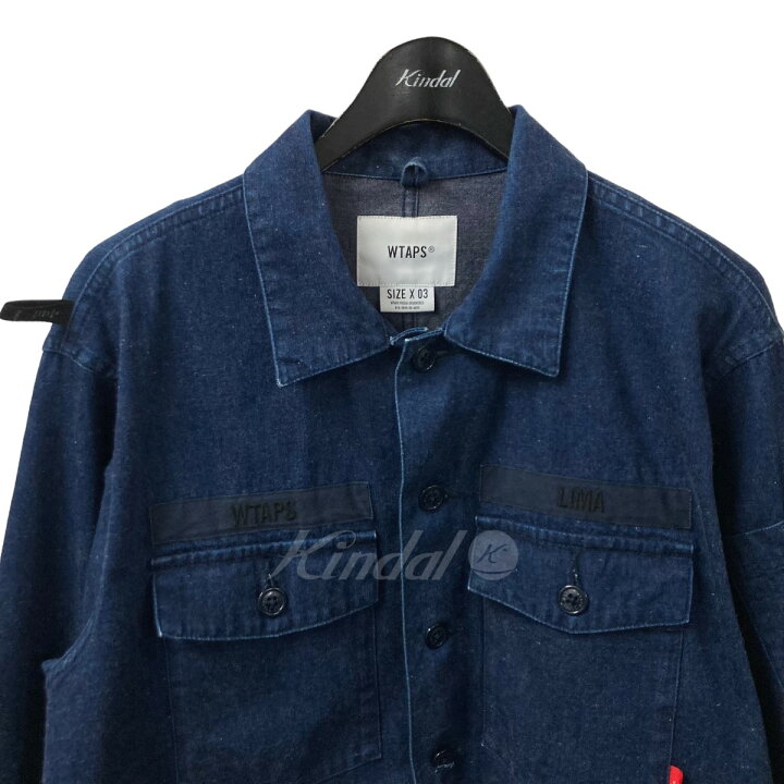 楽天市場】【中古】WTAPS BUDS LS 03／ SHIRT． インディゴ サイズ：03 