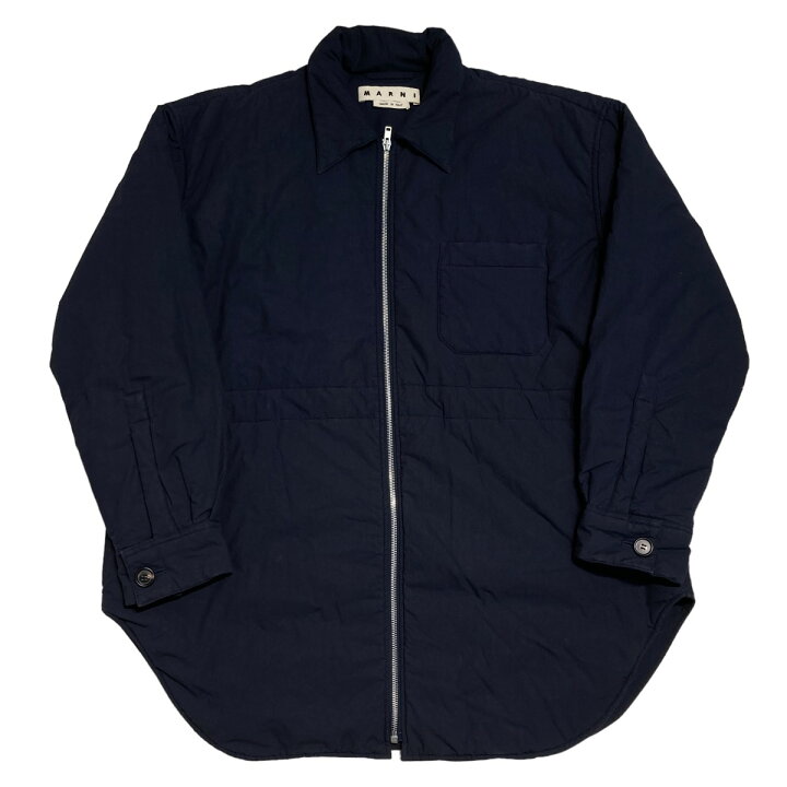 楽天市場】【中古】MARNI 19AW Padded Shirts Jacket ジップアップ 