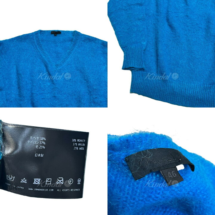 楽天市場】【中古】Omar Afridi2022AW／V-neck Mohair Knit Vネック 