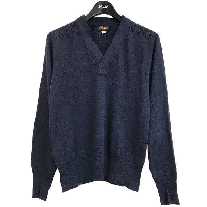 楽天市場】【中古】BUTCHER PRODUCTS Vネックニット ネイビー サイズ 