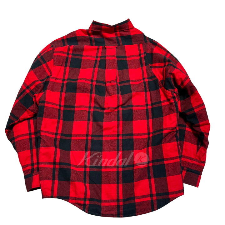 楽天市場】【中古】BALENCIAGA中綿チェックシャツジャケット レッド 