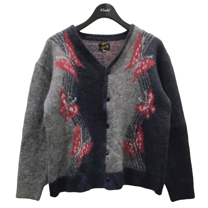 楽天市場】【中古】Needlesモヘア混Vネックニットカーディガン 