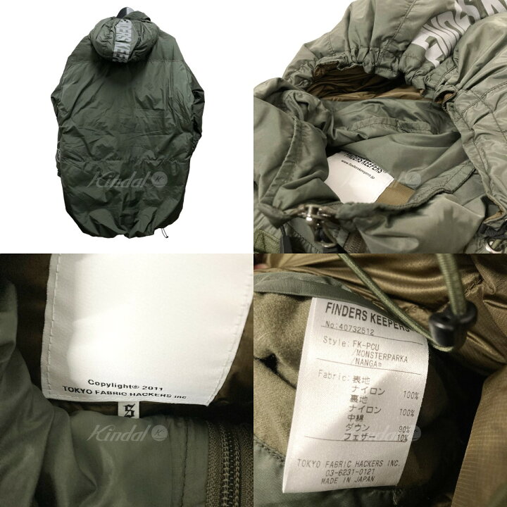 楽天市場】【中古】Finders KEEPERS×NANGAMONSTER PARKA ダウン  