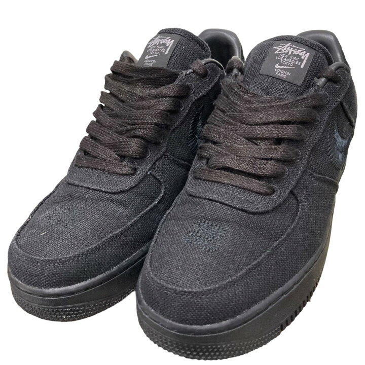楽天市場】【中古】Stussy×NIKE｢Air Force 1 Low Triple Black｣エア 
