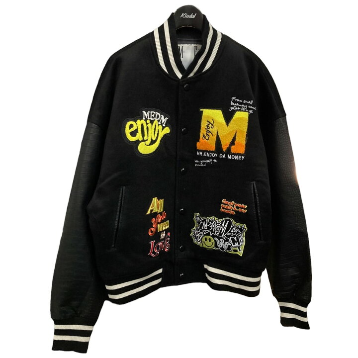 楽天市場】【中古】MR ENJOY DA MONEYスリーブ切替パッチスタジャン 