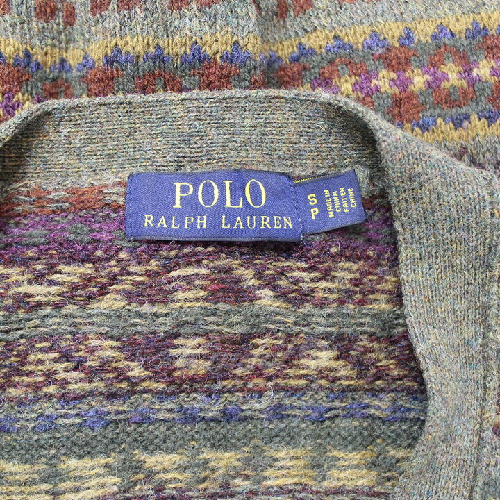 楽天市場】【中古】POLO RALPH LAUREN フェアアイル ニット 