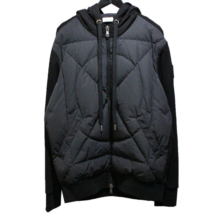楽天市場】【中古】MONCLER ハイブリッド パーカー ジップパーカー 