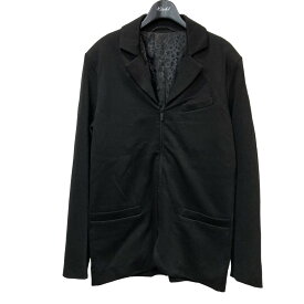 【中古】agnes b homme22SS「ジャージージャケット」ジップジャケット ブラック サイズ：0【価格見直し】