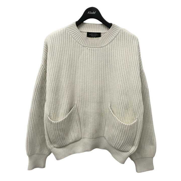 楽天市場】【中古】UNUSED 3G pullover knit コットンカシミアクルー 