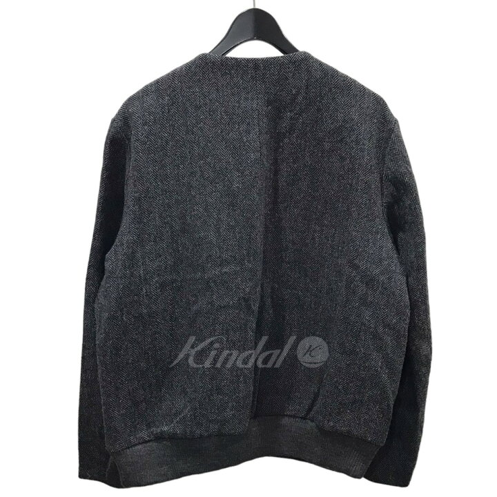 楽天市場】【中古】ARGILEヘリンボーンカシュクールジャケット グレー 