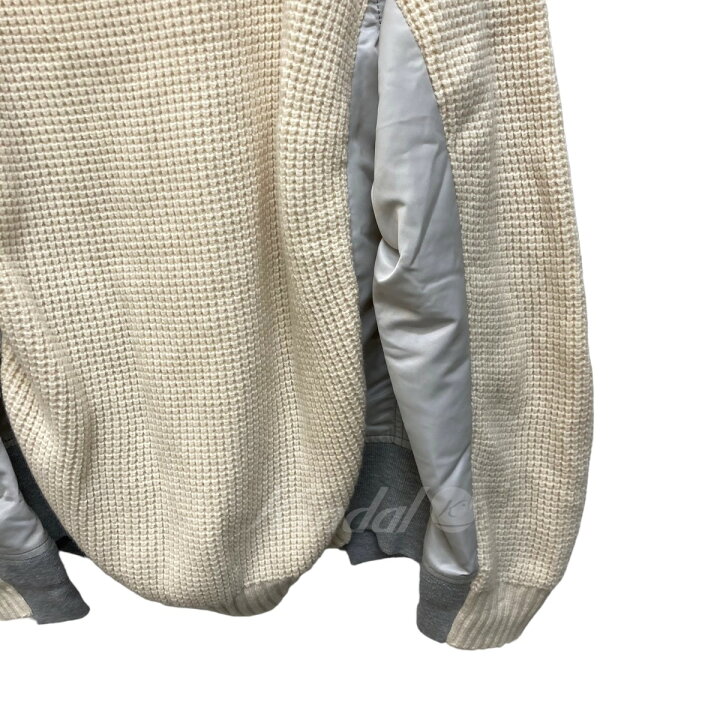 楽天市場】【中古】sacai 18AW MA-1ドッキングニット 18-01777M  