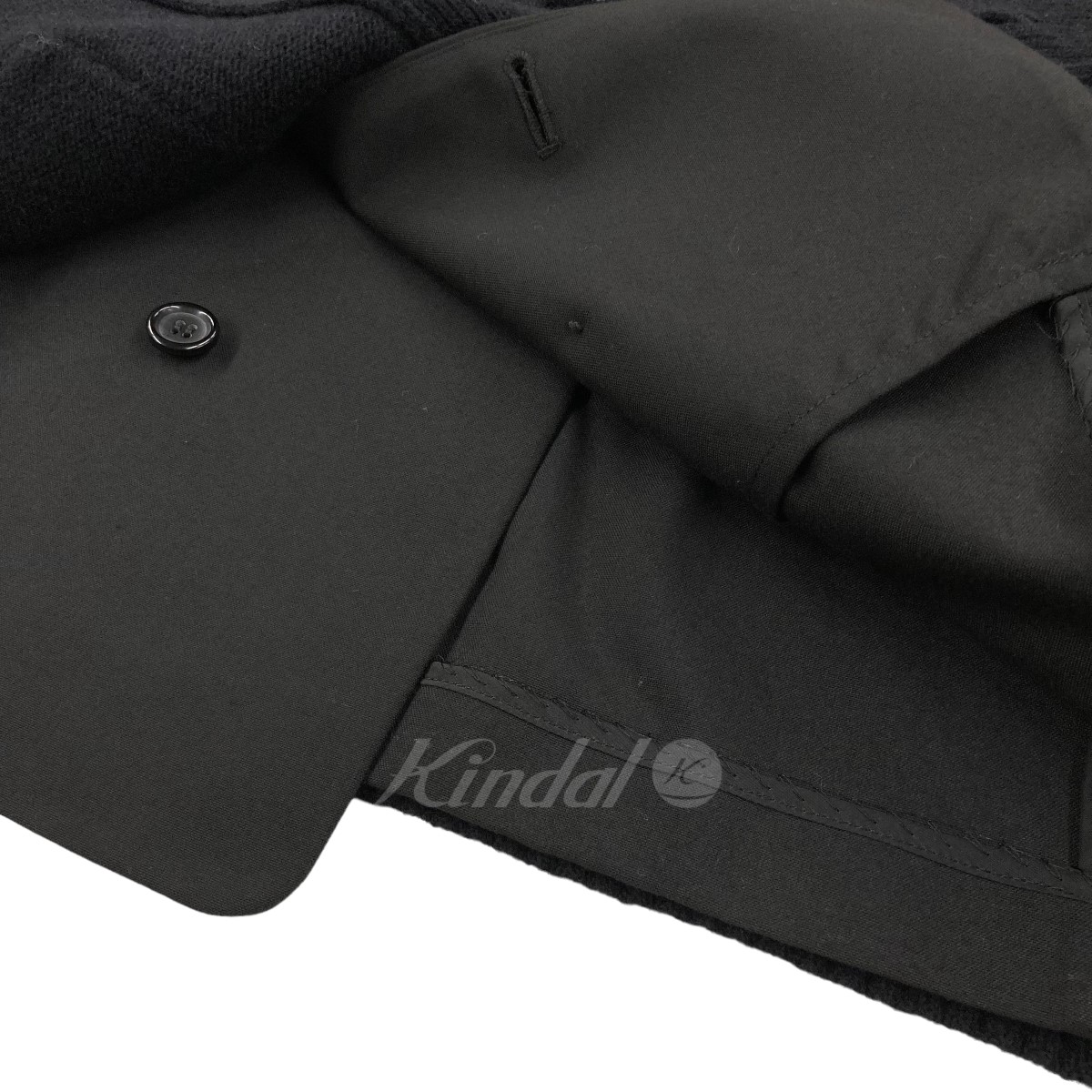 22aw ttt_msw knit docking tailor jacket-