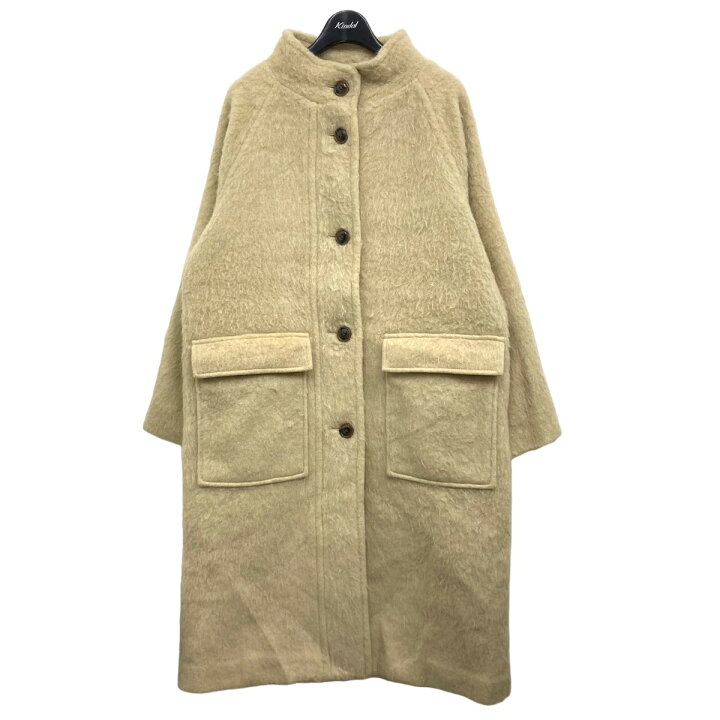 楽天市場】【中古】Ray BEAMS シャギースタンドカラーコート ベージュ  