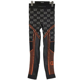 【中古】GUCCI22AW GGジャージージャガードレギンス ブラック サイズ：S【価格見直し】