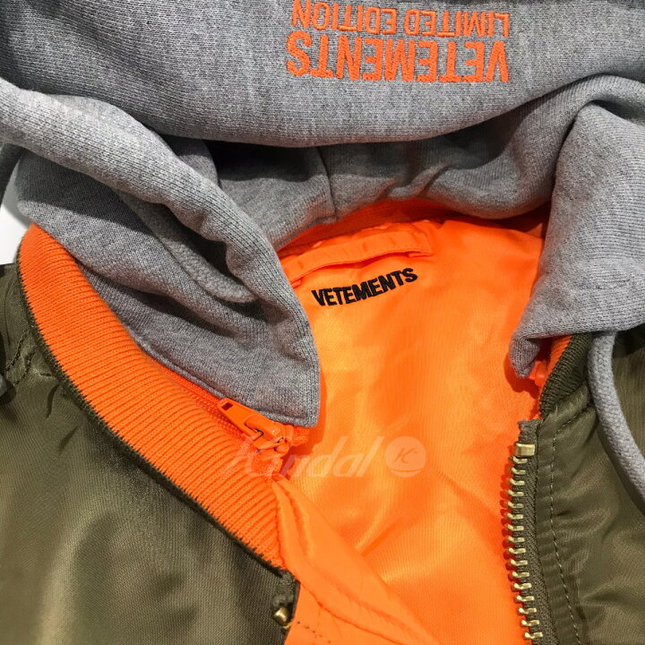 楽天市場】【中古】VETEMENTS 2022SS ｢REVERSIBLE HOODED BOMBER 
