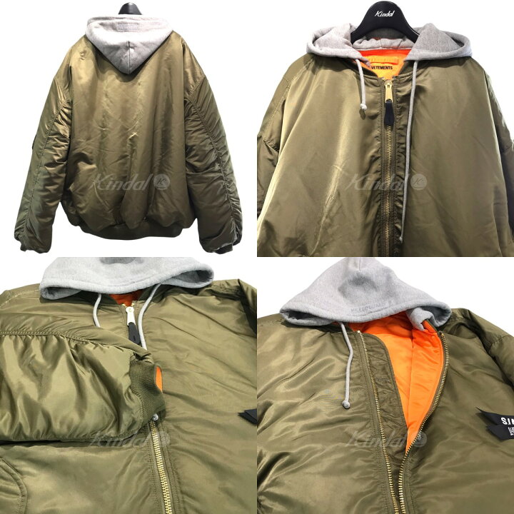 楽天市場】【中古】VETEMENTS 2022SS ｢REVERSIBLE HOODED BOMBER 