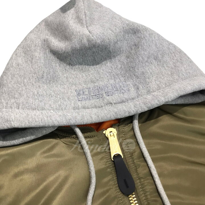 楽天市場】【中古】VETEMENTS 2022SS ｢REVERSIBLE HOODED BOMBER 
