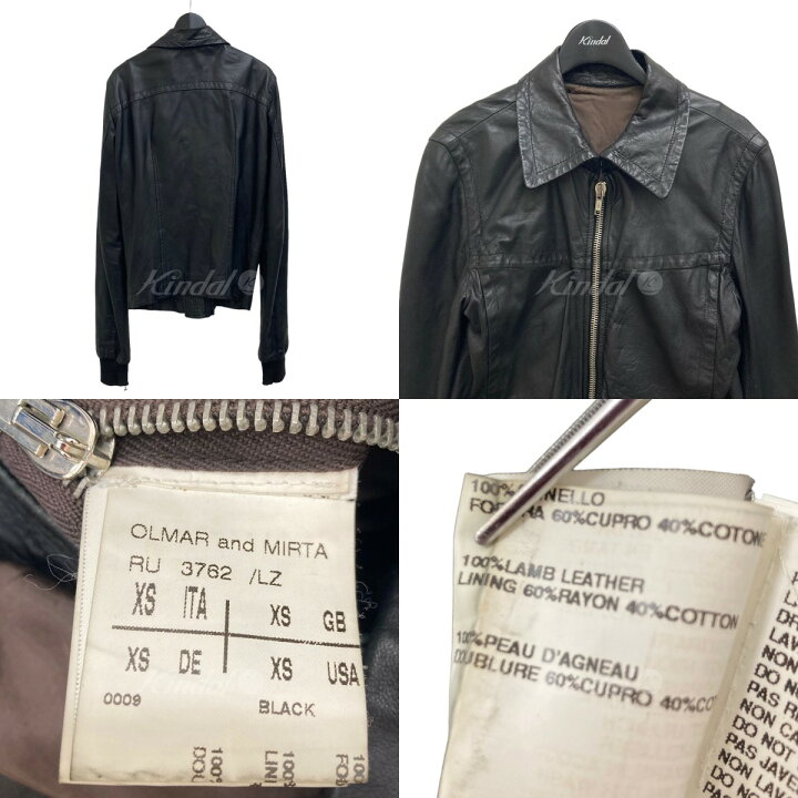 楽天市場】【中古】Rick Owens OLMAR and MIRTA レザージャケット 