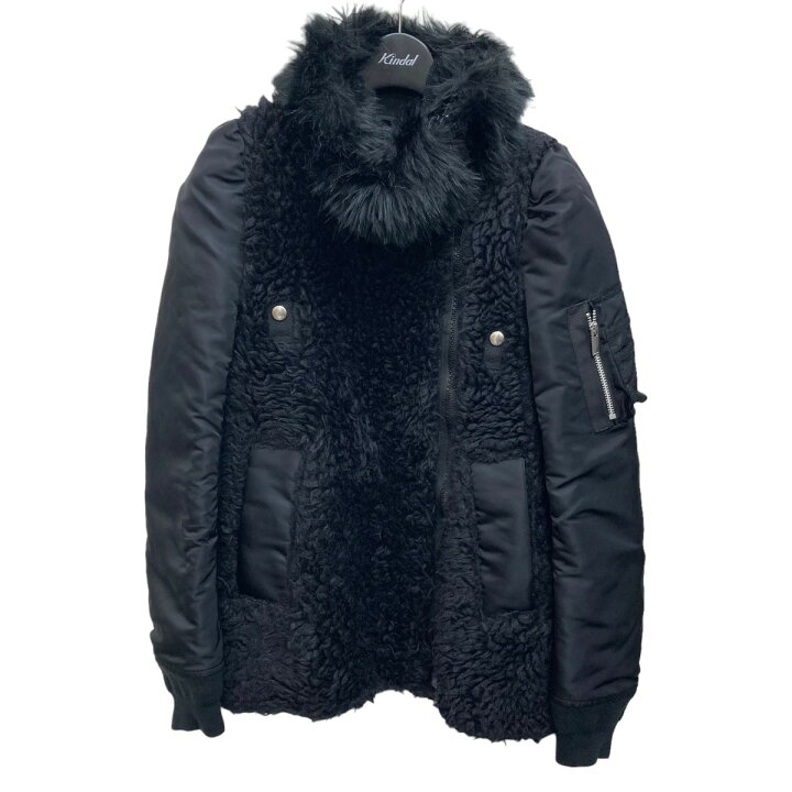 楽天市場】【中古】sacai21AW ボアドッキングMA-1ジャケット 21-05872 
