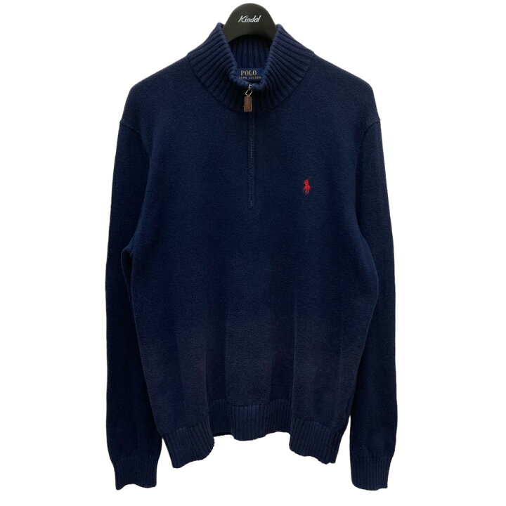楽天市場】【中古】POLO RALPH LAUREN コットンハーフジップニット  