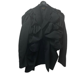 【中古】COMME des GARCONS23SS Asynmetrical Jacket アシンメトリージャケット ブラック サイズ：M【価格見直し】