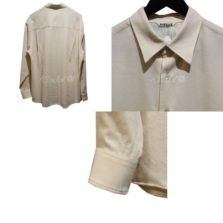 楽天市場】【中古】AURALEE 23AW AIRY WOOL VIYELLA SHIRT エアリー 
