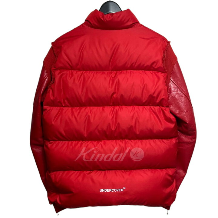 楽天市場】【中古】UNDER COVER 袖レザーダウンジャケット レッド 