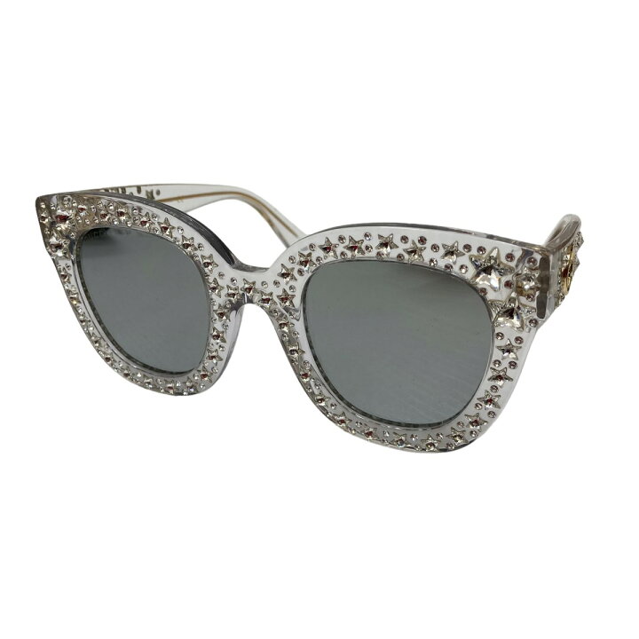 楽天市場】【中古】GUCCI スタースタッズ サングラス クリア 【051023 