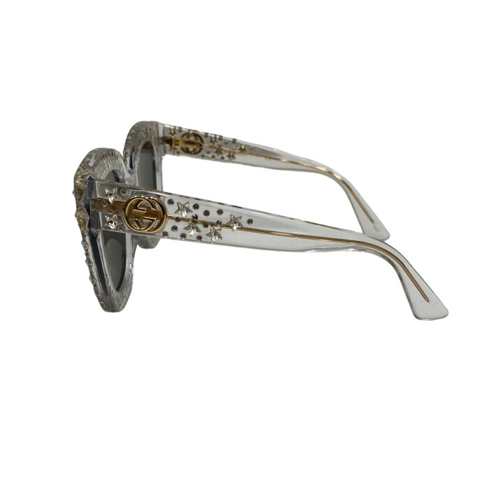 楽天市場】【中古】GUCCI スタースタッズ サングラス クリア 【051023 