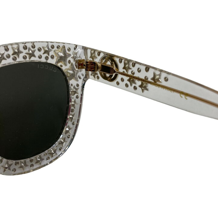 楽天市場】【中古】GUCCI スタースタッズ サングラス クリア 【051023 